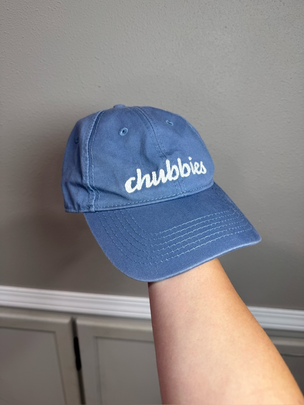 Chubbies Light Blue Embroidered Logo Cap